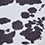 Faux Cow Print Black and White